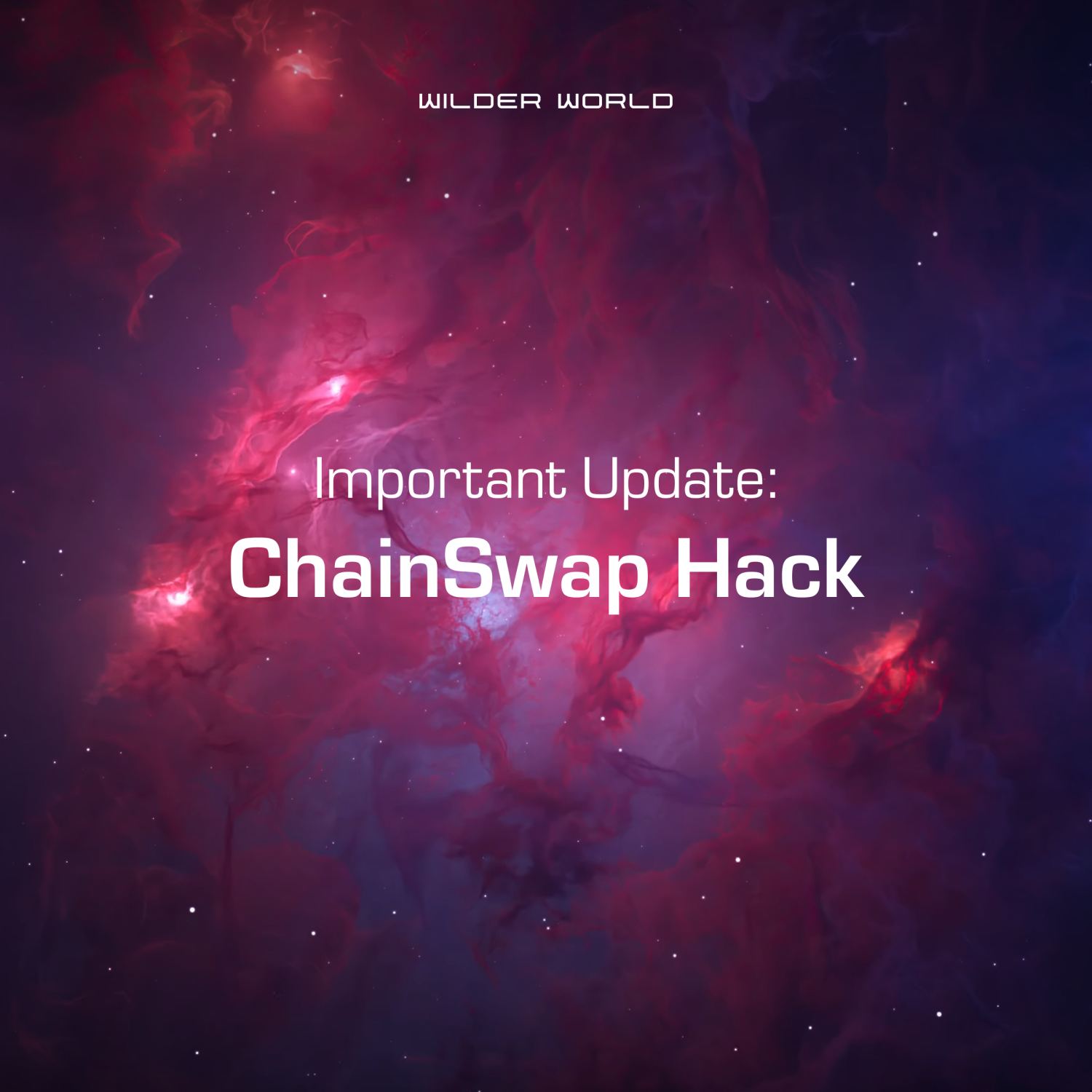 Important Update: ChainSwap Hack